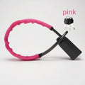 Universal anti-theft device for car steering wheel lock, safety belt buckle lock, steel cable lock, steel wire rope lock, car mo