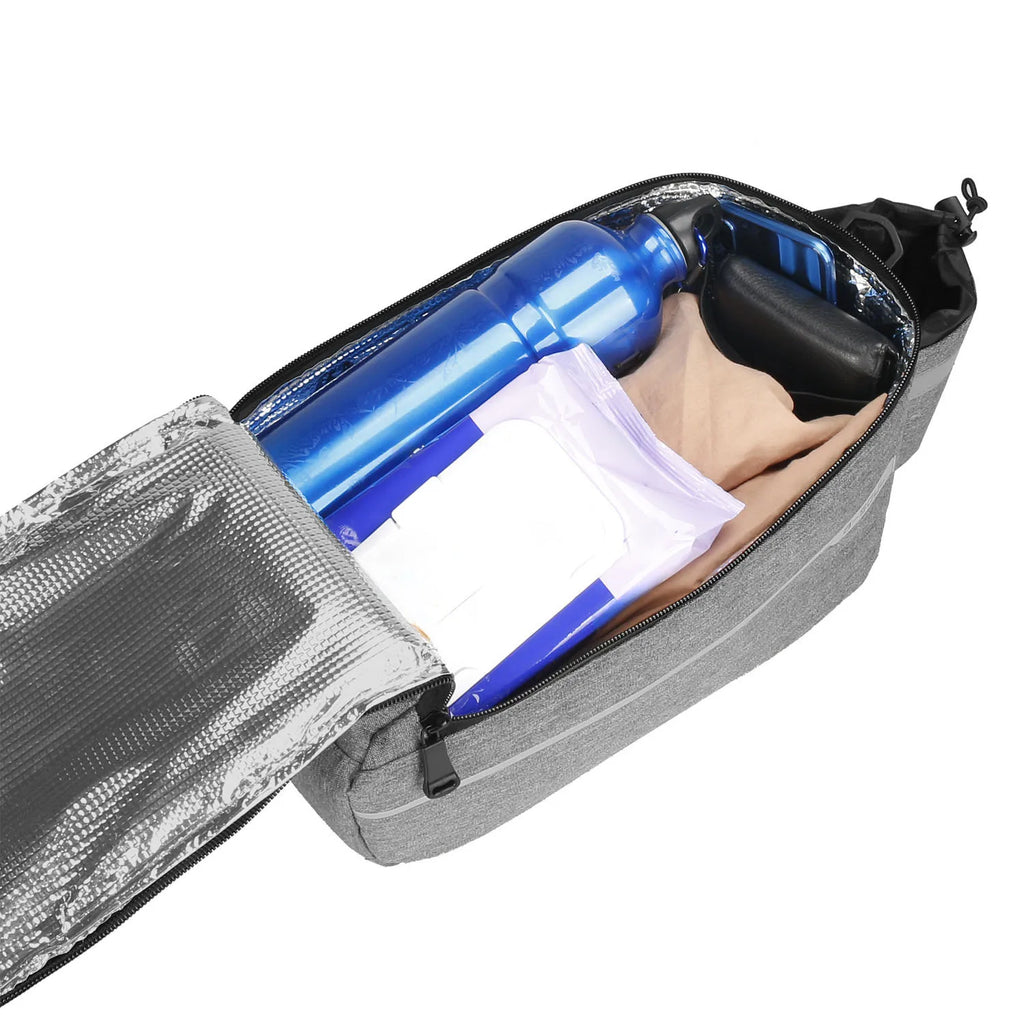 Electric folding rack bag for ground bikes, camel bag accessories, and rear seat bag for riding equipment