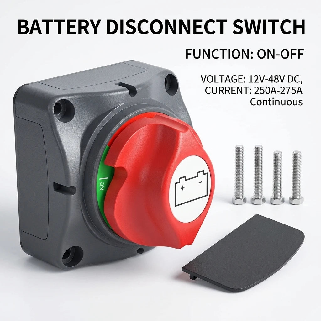 Automotive Battery Disconnection Switch Marine Connection Boat RVs Guitars Tools Equipment