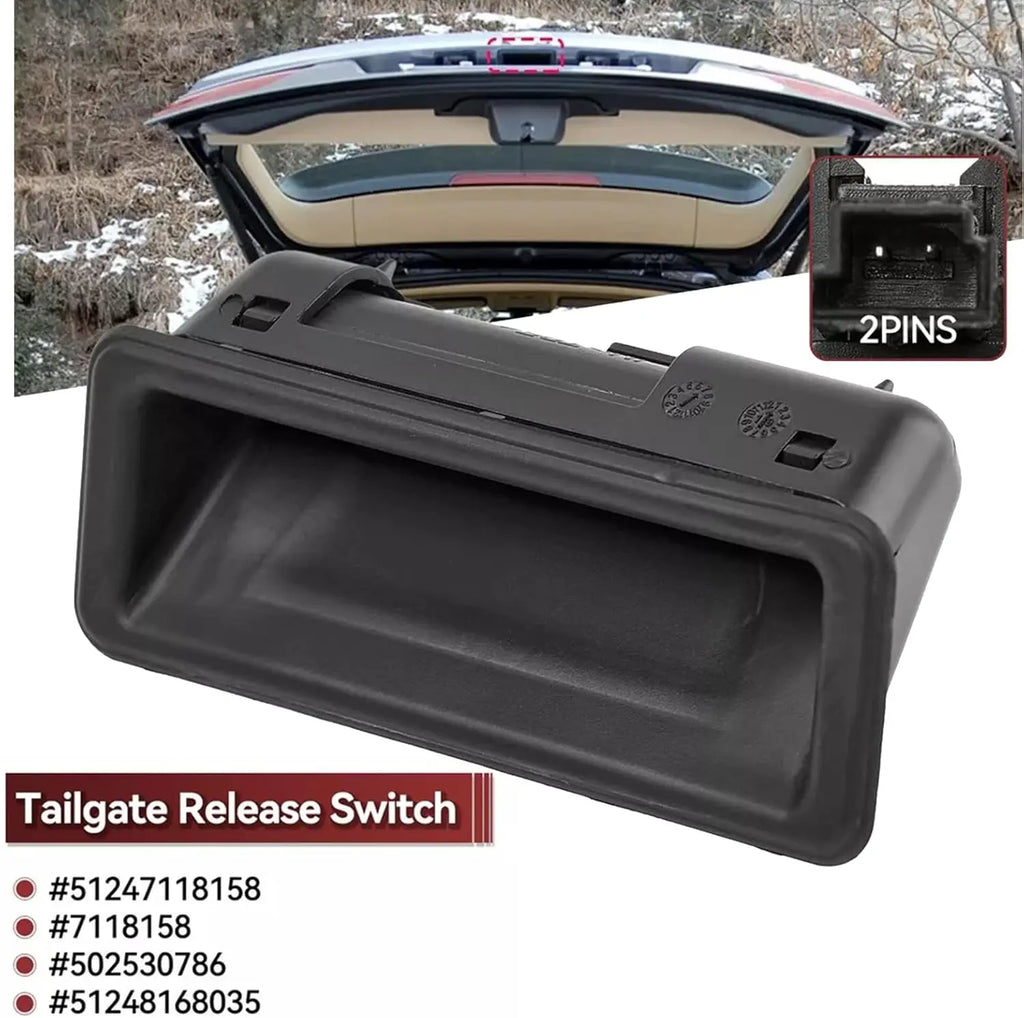 Trunk Lid Lock Release Push Button Handle Switch For BMW Series 1 3 5 X6 X5 X1 E60 E90 E91 E92 E93 E70 E71 51247118158 7118158