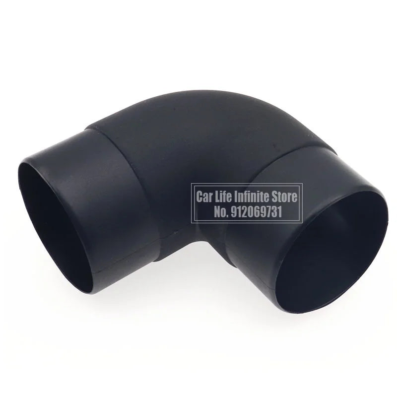 60mm Car Air Heater Ducting Pipe Air Vent Outlet L Piece Elbow Bend Pipe Exhaust Connector For Webasto Eberspaecher Diesel