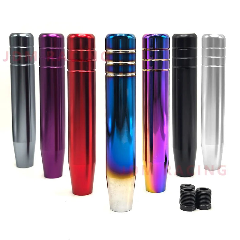 Car Universal 13cm Aluminum Gear Shift Knob MT Gear Stick Lever Shifter Knob Handle Extended JDM Gear Shifter Gear Head Knob