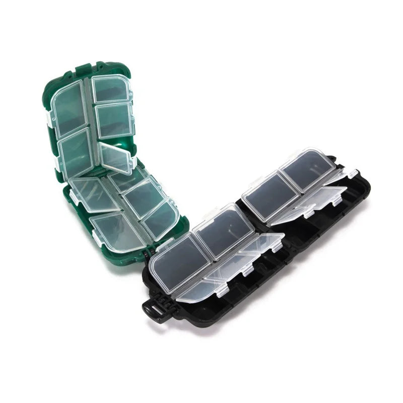 Lead Head Luia Storage Box Fishing Accessories Box Fishing Parts Hook Storage Box with Hand Rope Fishing Gear Accessories