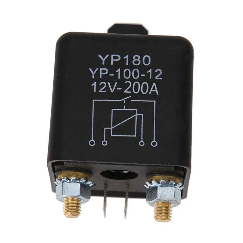 12V 200AMP Heavy Duty Starter SPLIT Charge Relay Car Van Battery ON/OFF Switch