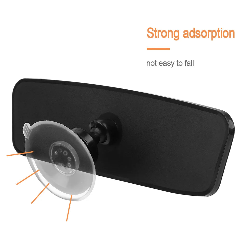Interior Rear View Mirror 360° Rotates Car Rear Mirror Wide-angle Rearview Mirror Adjustable Suction Cup Car-styling Universal