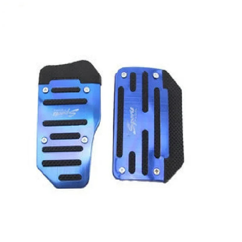 Automotive universal pedal cover acceleration brake anti slip tool upgraded red silver gray blue foot pads interior accessories
