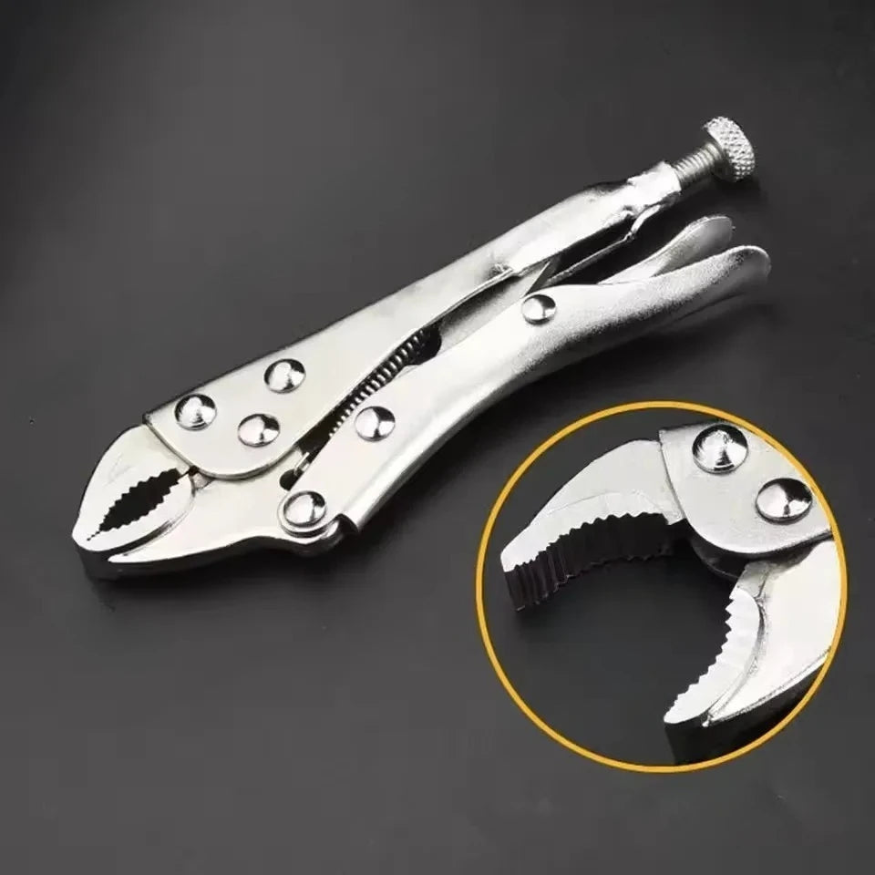 Industrial Grade Multifunctional Pressure Pliers Heavy-Duty Powerful C-Type Fixed Circular Mouth Force Wrench Tool