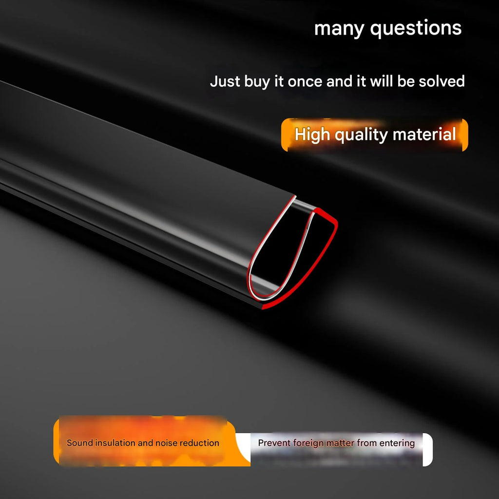 Car dashboard sealing strip sound insulation strip sound insulation rubber strip universal B column C column sealing strip