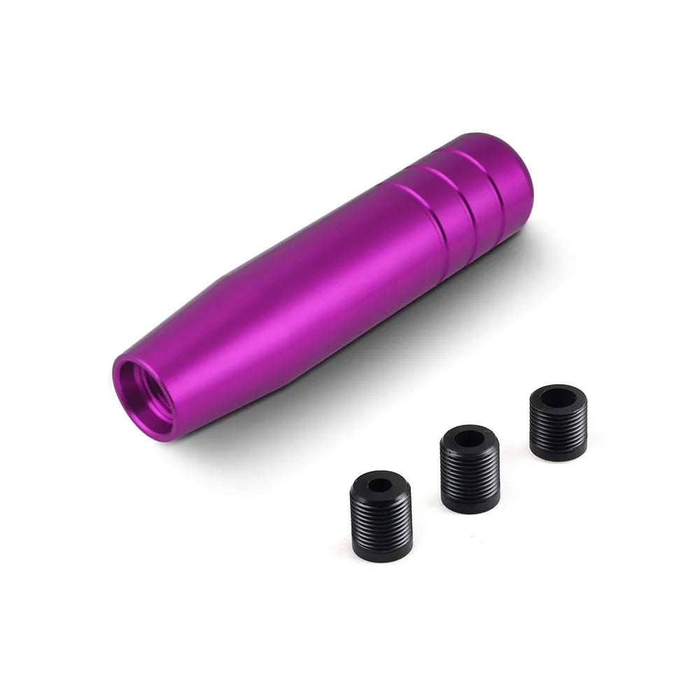 13CM Aluminum Gear Shift Knob Racing Car Universal Manual Transmission Shifter Lever Knob With three adapters