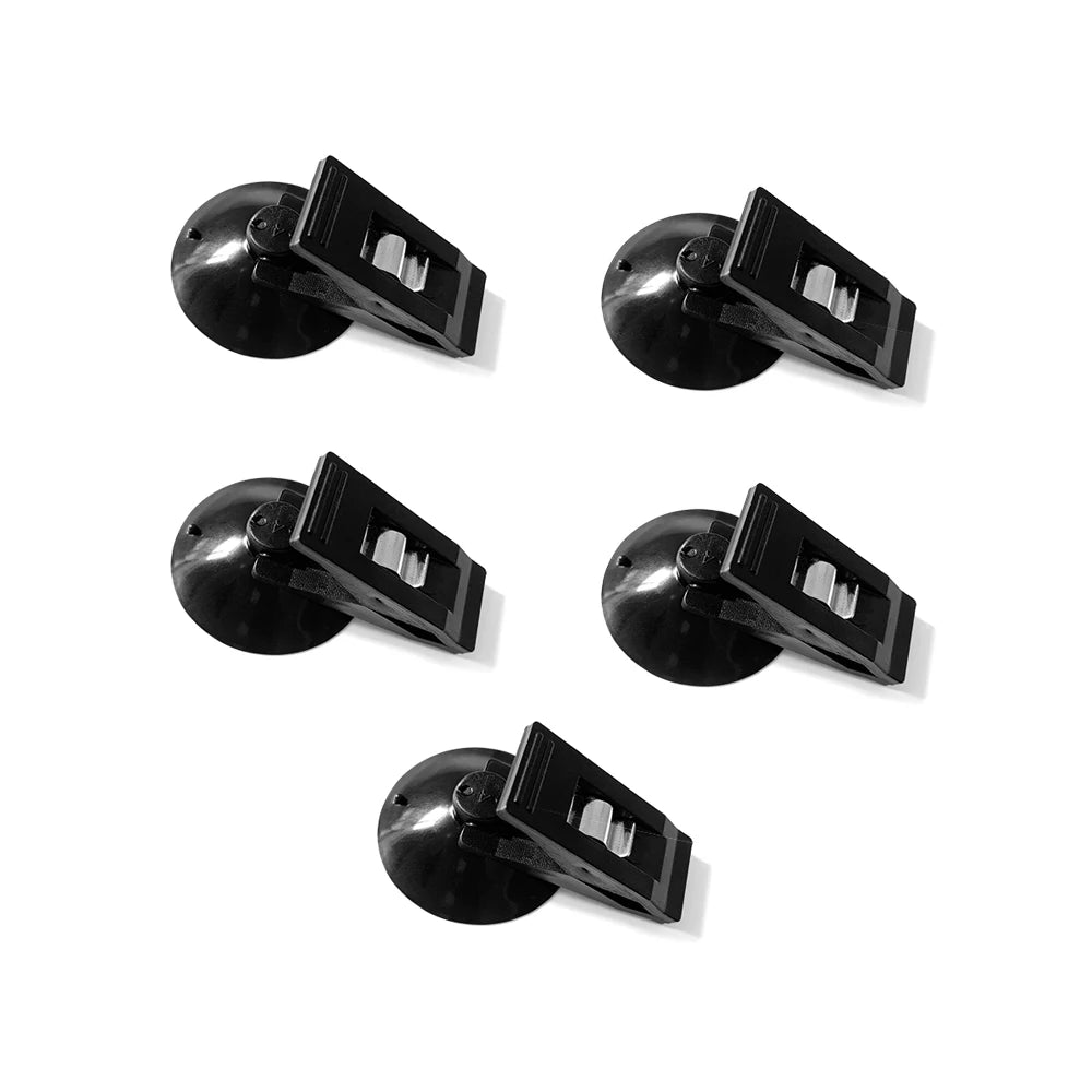 10PCS Car Window Sucker Clips Hook Car Interior Plastic Clip Multifunctional Clip Cards Suction Cap Clips for Sunshade Curtain
