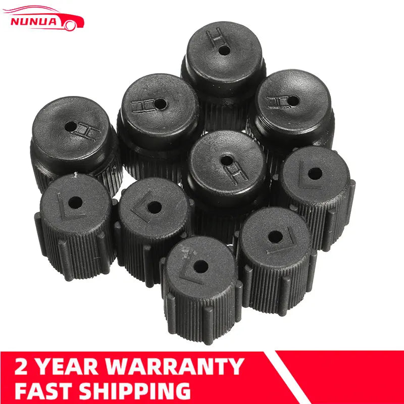 R134a 13mm & 16mm Air Conditioning Service AC System Charging Port Caps Car Charging Port AC System Caps Accessories