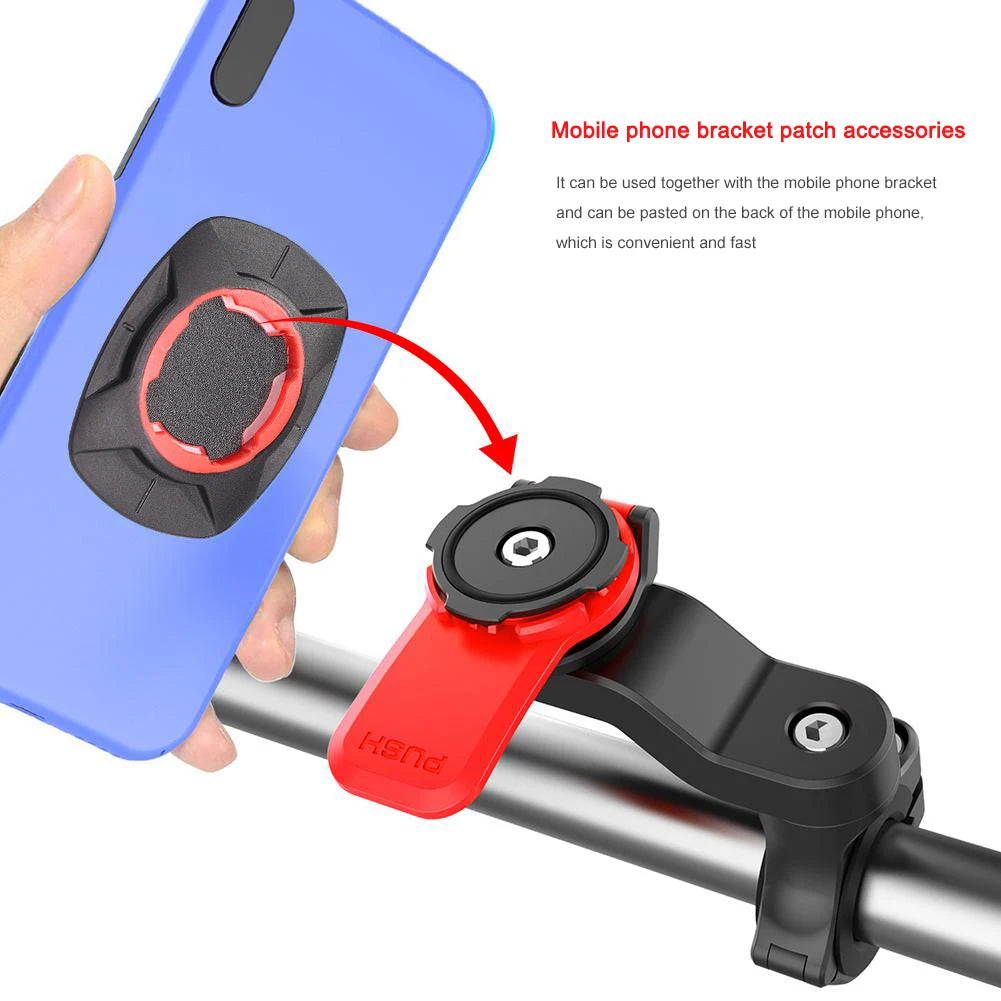 Motorcycle Bike Phone Holder Phone Bracket Vibration Damper Bike Handlebar Navigation Support for 4.7-7.2'' Phone