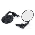 Motorcycle Accessories Bicycle Tram Off-Road Vehicle All-Terrain Universal Handlebar End Rearview Mirrors 95MM Glass Side Mirror