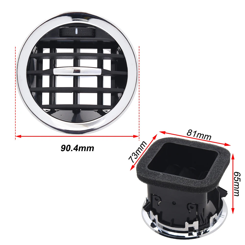 2201099 13417363 Chrome/Black A/C Air Vent Cover Fits For Opel ADAM CORSA D MK3 Vauxhall Outlet Grille