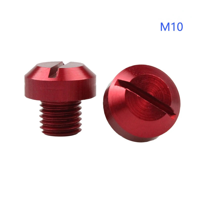 2Pcs M10 Anti-Rust Motorcycle CNC Aluminum Rear view Mirror Hole Plugs Screws Rearview Mirror Holder Motorcycle Accessories