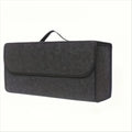 1-Pack Car Trunk Organizer: Foldable, ergonomic handle, for SUVs/sedans/trucks, durable fabric