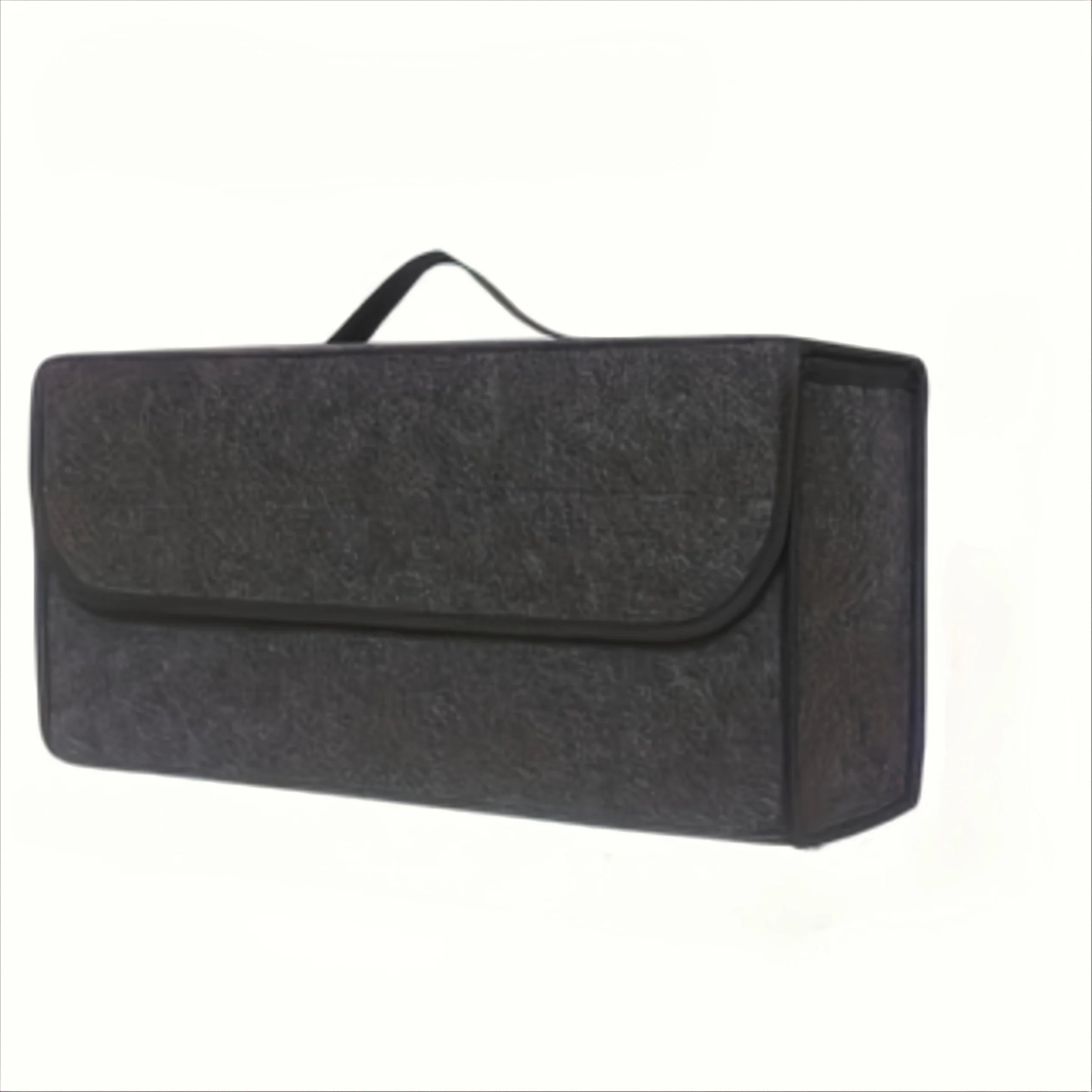 1-Pack Car Trunk Organizer: Foldable, ergonomic handle, for SUVs/sedans/trucks, durable fabric