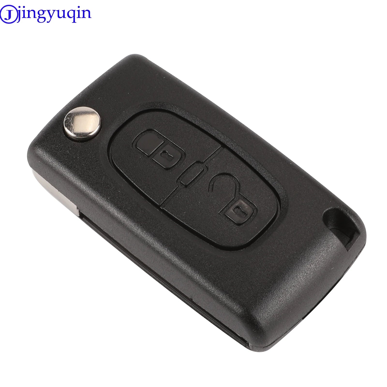 jingyuqin Car Key Case Shell For Peugeot 307 407 308 607 For Citroen C2 C3 C4 C5 C6 C8 XSARA PICA CE523 HU83 CE536 VA2