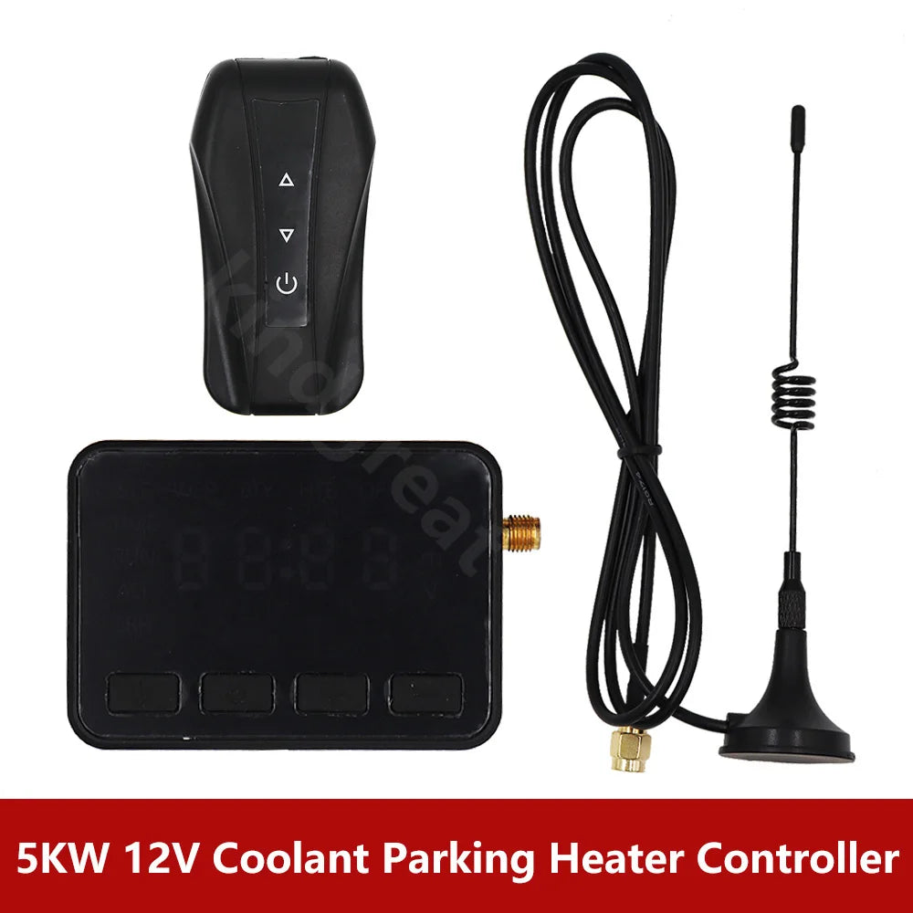 12V 5KW Coolant Parking Heater Controller LCD/GSM Phone Controller fit RV Boat Caravan Motorhome Car Hydronic Heater