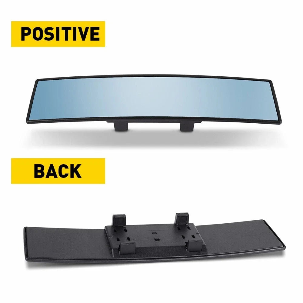 Car Baby Rear View Mirror - Wide Angle Convex Anti Glare Large Vision Panoramic Interior Auxiliary Monitor Mirror