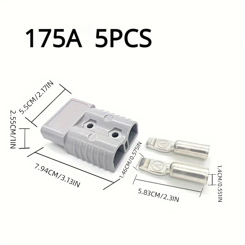 5/10pcs 50A/120A/175A/350A Battery Quick Connect Disconnect Connector 600V Towing Winch Quick Connect Wire Harness Plug