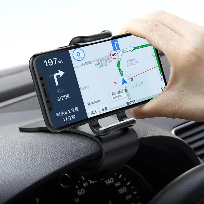 360 Rotatable Car Phone Holder Universal Dashboard Mount Grip Auto Bracket Stand for All Mobile Phones