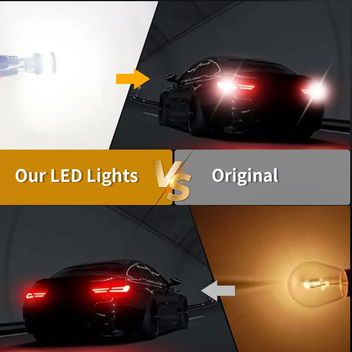 Canbus T10 W5W LED Small Bulbs with Ultra Powerful Bright 3014 24Chipsets 360Degree Lightings for Car Turn Signals