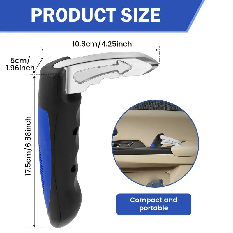 Car Door Assist Handle 2 in 1 Multifunction Vehicle Support Handles Window Breaker Portable Automotive Car Handle Assist