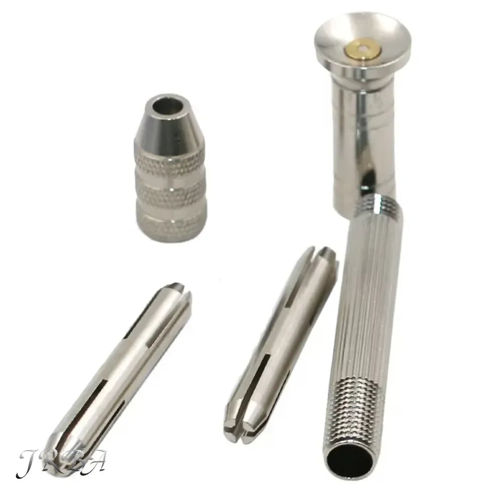 0.8-3.0mm Mini Hand Drill Woodworking Tools Drilling Rotary Tool Manual Twist Drill Bit Watchmaker Pin Vice Watch Repair Tools