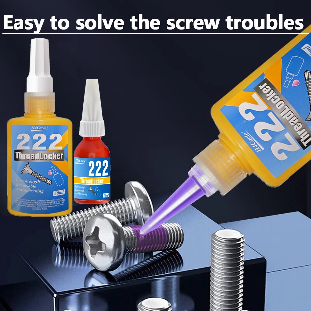 thread adhesive Special adhesive for anti-loosening and fastening Prevent loosening of automobile hub screws Detachable screw ad