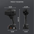 1Pcs Compact Outdoor Car Air Blow Gun Turbo Wash Powerful Electric Drying Tool for Makita Without Battery