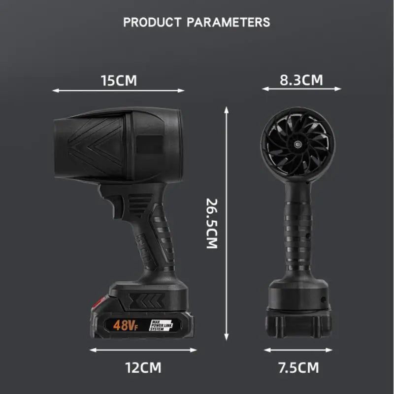 1Pcs Compact Outdoor Car Air Blow Gun Turbo Wash Powerful Electric Drying Tool for Makita Without Battery