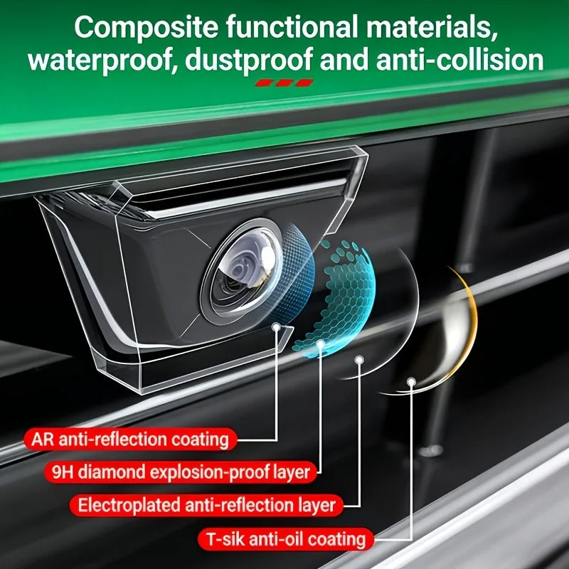 New Car 360° Panoramic Camera Lens Protective Cover Anti-Scratch Dustproof Waterproof Parking Lens Protector for Most SUV Sedan