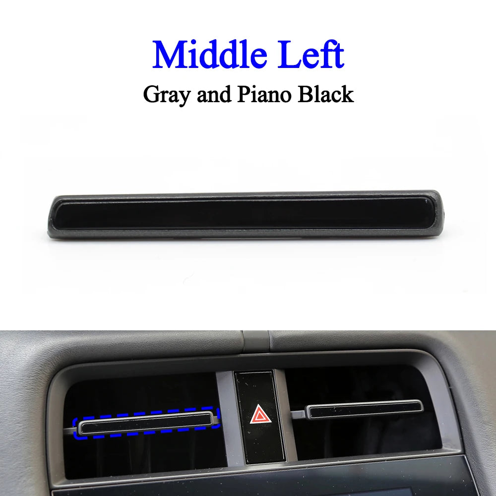 Car Accessories Front Air Ventilation Left Right Middle AC Air Vent Grille Outlet Trim Strip  For Porsche Taycan 9J1 2019-2024