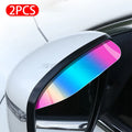 SEAMETAL 2pcs Car Rearview Mirror Rain Shield Rain Eyebrow Universal Rear View Side Mirror Rain Eyebrow Shield Rainproof Cover
