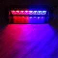 8LED Flashing Warning Lights Flasher Vehicle Red Blue Strobe Police Emergency Light Universal Remote Control Police Light