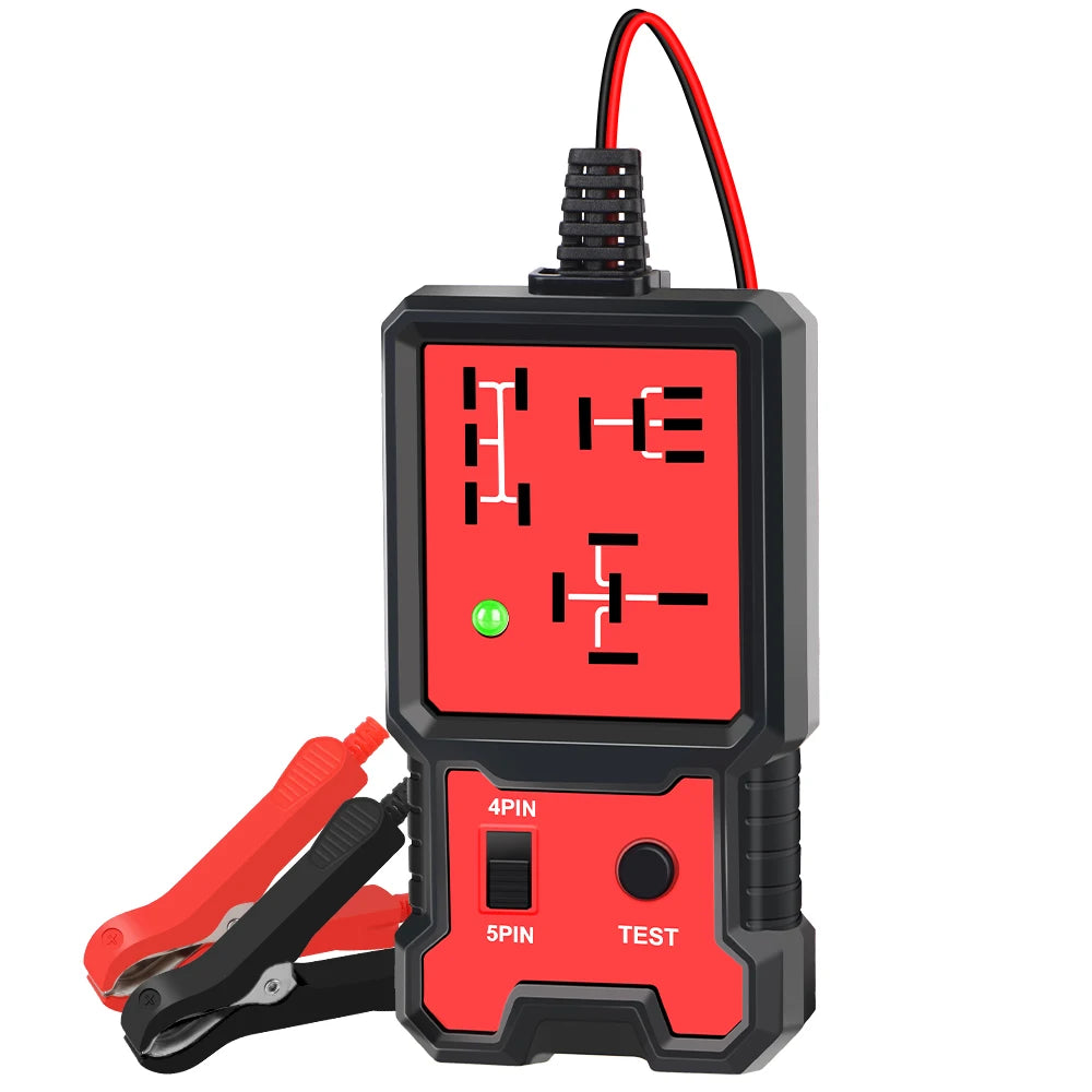 Car Relay Voltage Tester Universal 12V Automotive Electronic Relay Tester Indicator Light Battery Checker For RV Truck Trailer