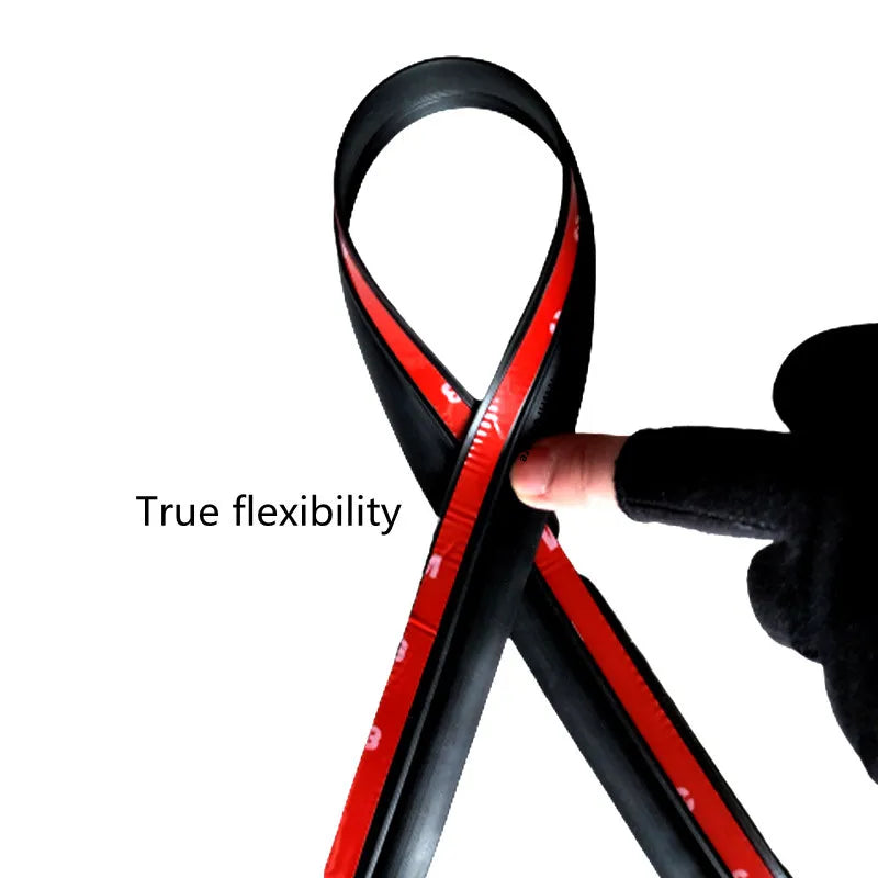 Auto Rubber Seal Strip Car Trunk Lid Gap Seal Strip Rubber Sticker Black For SUV Hatchback Upper Edge Dustproof Car Accessories