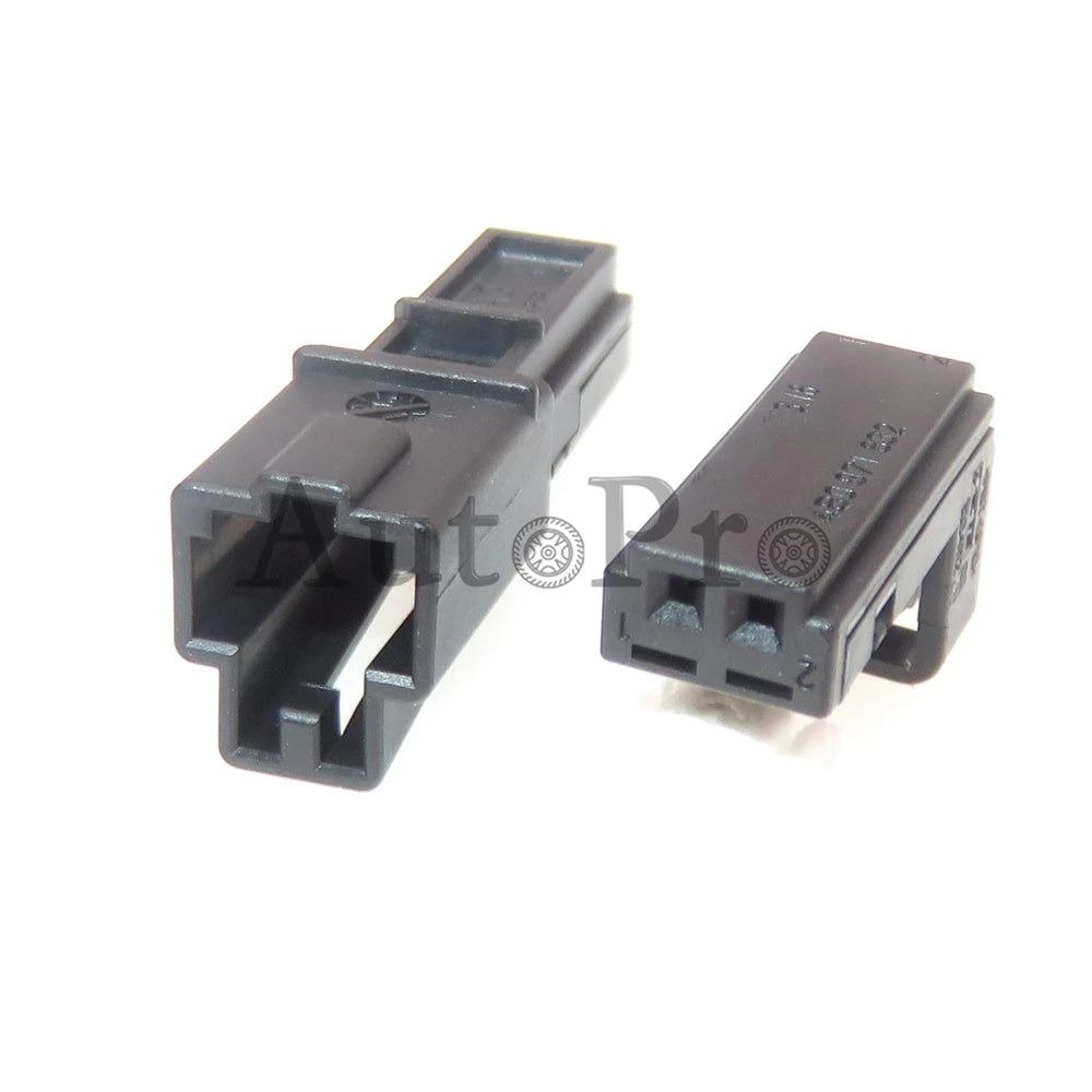 1 Set 2 Hole 4B0971832 4E0972575 1-1534113-1 1534155-1 AC Assembly Car License Plate Lamp Wire Harness Plug With Terminal for VW