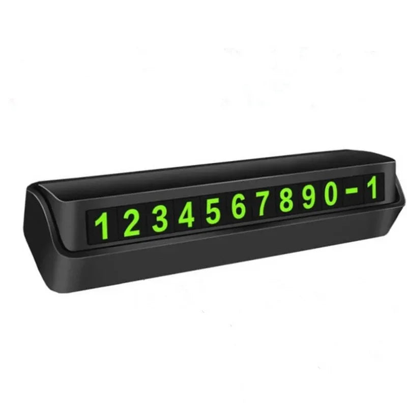 Car Phone Number Card Temporary Parking Card Plate Telephone Number Car Park Stop Automobile Accessories Car-styling 13x2.5cm