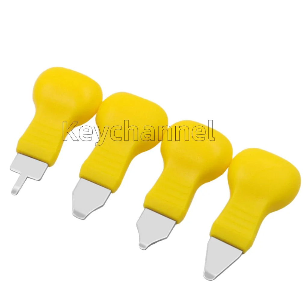 4pcs Car Key Shell Remove Tool Open Remote Shell Tool Car Remote Case Repair Tool Kit Locksmith Tool for KEYDIY VVDI JMD KD