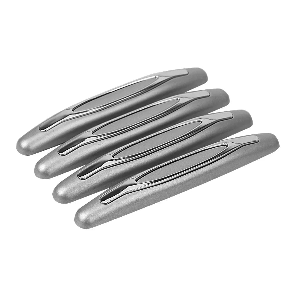 4Pcs Car Door Anti-Collision Protector Guard Strip Scratch Car Rubber Bumper Stickers Auto Door Edge Protection Car Decoration