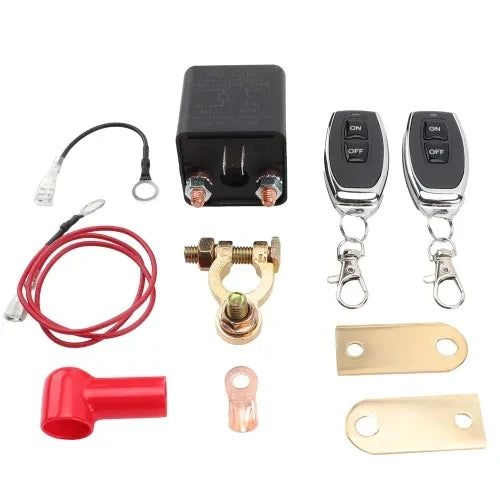 12V 200A Remote Car Control Battery Disconnect Switch Battery Switch Relay Anti-Theft Upgrade Prevent Power Drain