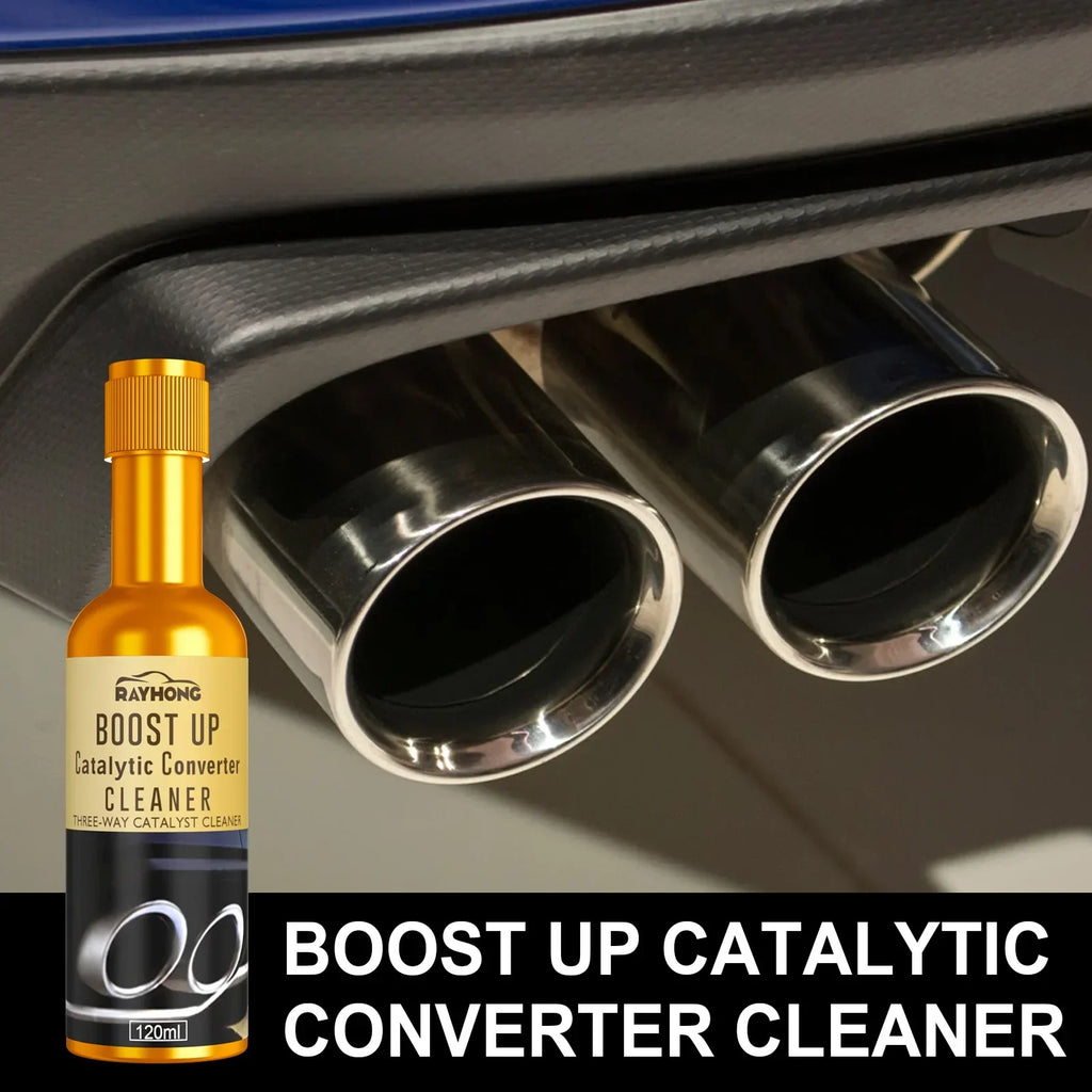 Catalytic Converter Cleaner Engine Carbon Deposit Remover Fuel System Cleaner for Improved MPG and Power Reduces Emissions