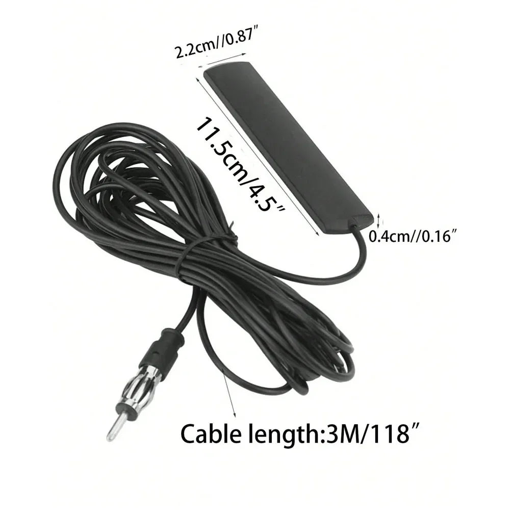 QXNY Car Radio FM Antenna Universal Auto Length Signal Amp Amplifier Marine Car Vehicle Boat RV Signal Enhance Device
