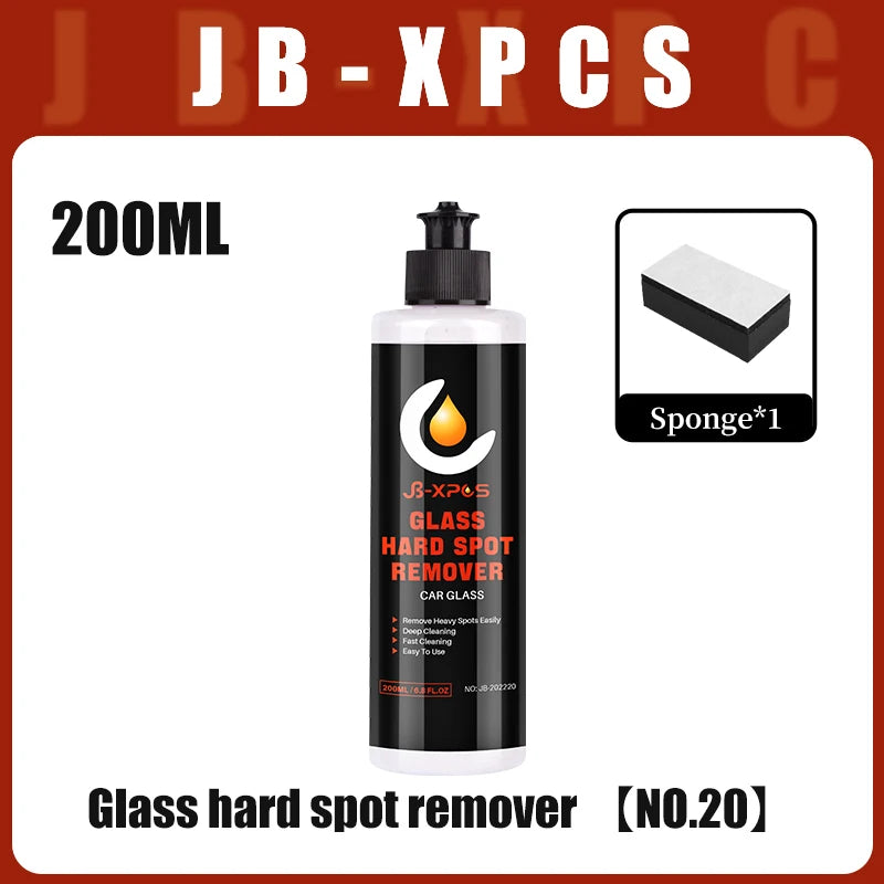 Car Glass Oil Film Remover Water Stains Cleaning Paste Auto Windshield Mirror Hard Spot Cleaner Automobile Glass Dust Agent