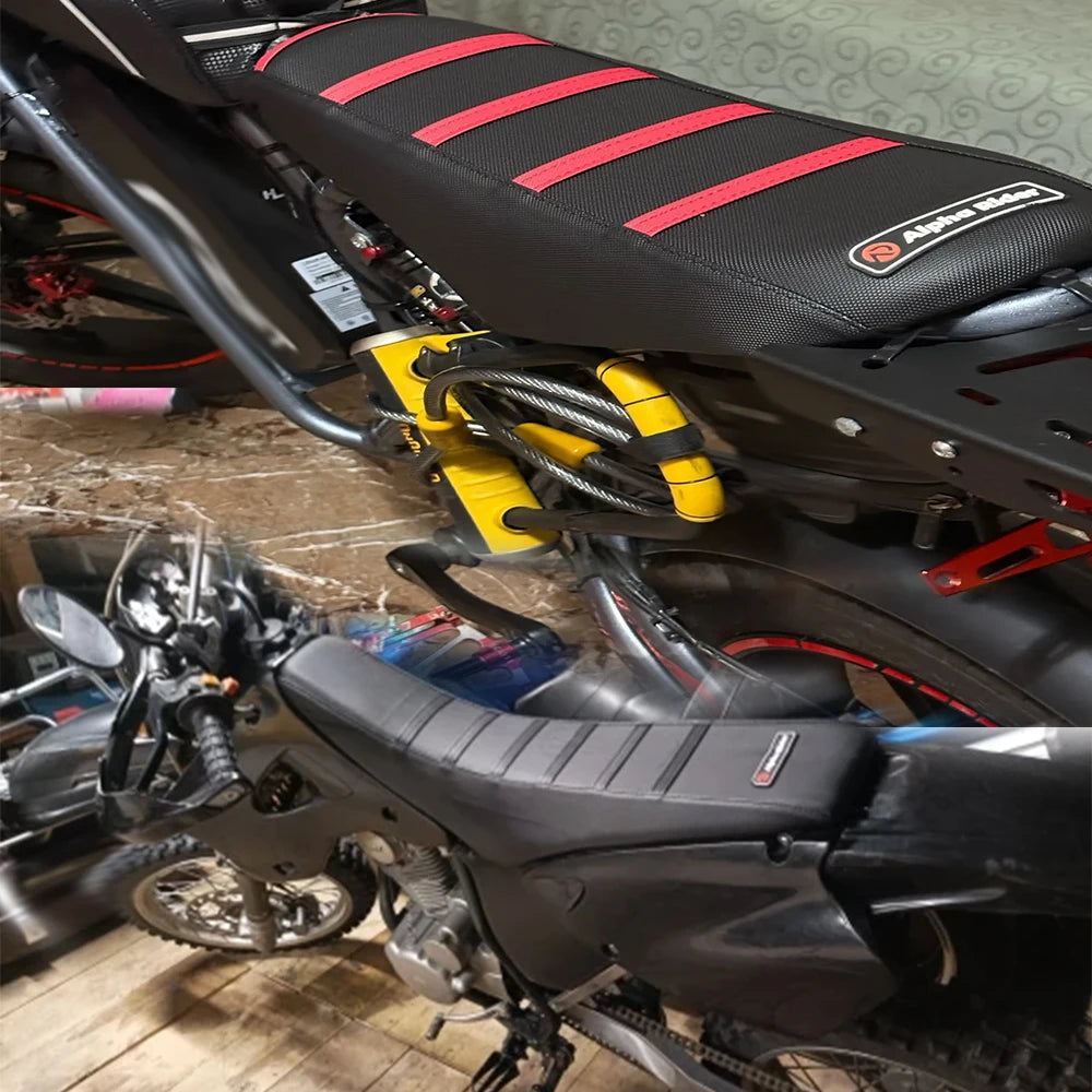 Universal Gripper Seat Cover PVC Soft Stretchy Non-slip For Honda Yamaha Suzuki Kawaski Dirt Bike Off Road Motocross Motorcycle