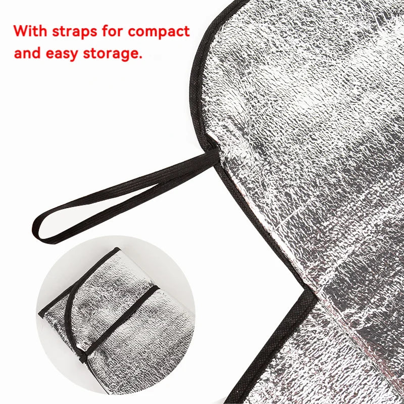 Car Exterior Protection Snow Blocked Car Covers Snow Ice Protector Visor Sun Shade Front Rear Windshield Cover Block Shields