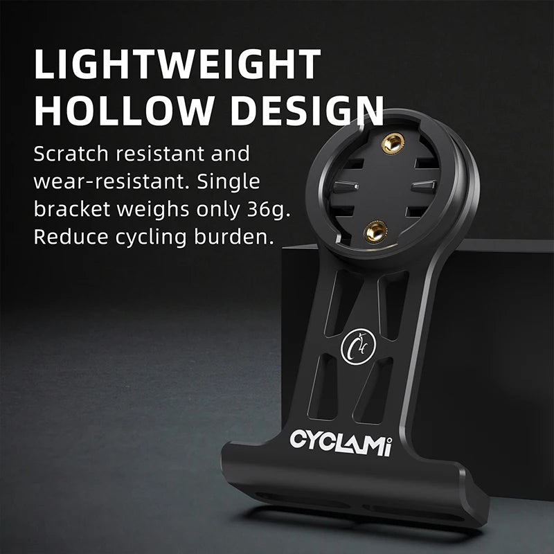 CYCLAMI Extended Out-Front Mount Bike Handlebar Mount for NiteRider Adapter Sports Action Camera Garmin XOSS G+ IGSPORT RAVEMEN