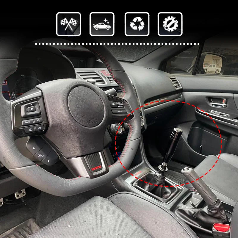 Car Universal 13cm Aluminum Gear Shift Knob MT Gear Stick Lever Shifter Knob Handle Extended JDM Gear Shifter Gear Head Knob